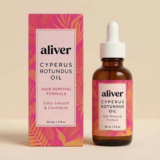 Hårborttagnings olja - Naturligt len och hårfri