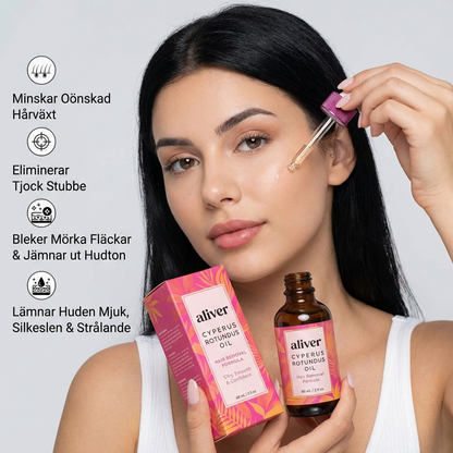 Hårborttagnings olja - Naturligt len och hårfri